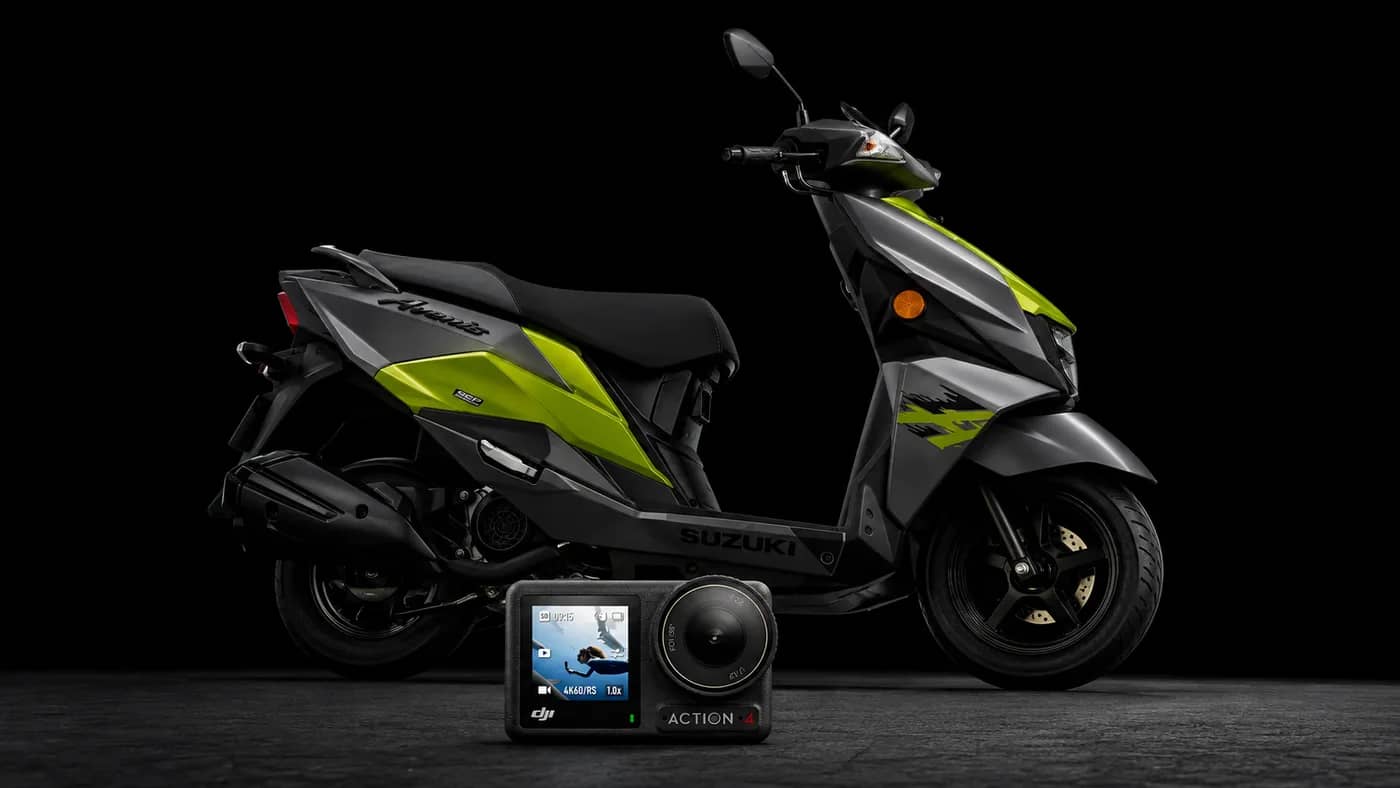 Rent Suzuki Avenis for 10 days - Get a Free DJI Action cam rental